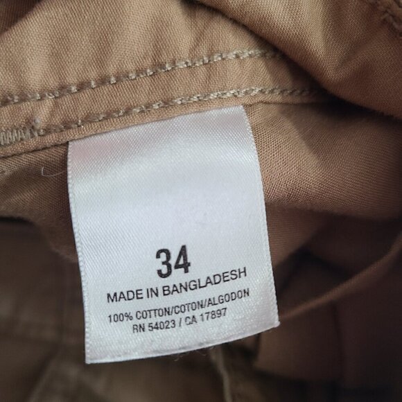 Old Navy Vintage Khaki Brown Classic Cargo Broken In Shorts Outdoor Wear - Picture 5 of 6